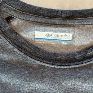 Columbia Charcoal Crew Neck Tee